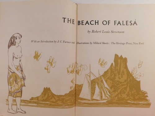 The Beach of Falesa by Robert Louis Stevenson 1956 HC Slipcase - Imagen 7 de 9