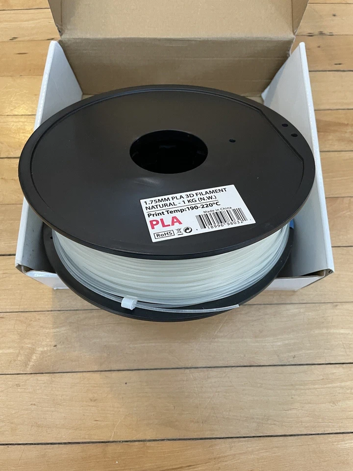 HATCHBOX PLA 1.75 mm 3D Printer Filament in Gray, 1kg Spool - Image 4 of 4