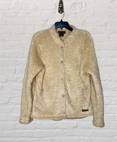 Ariat Teddy Fleece Coat Jacket Cream 
