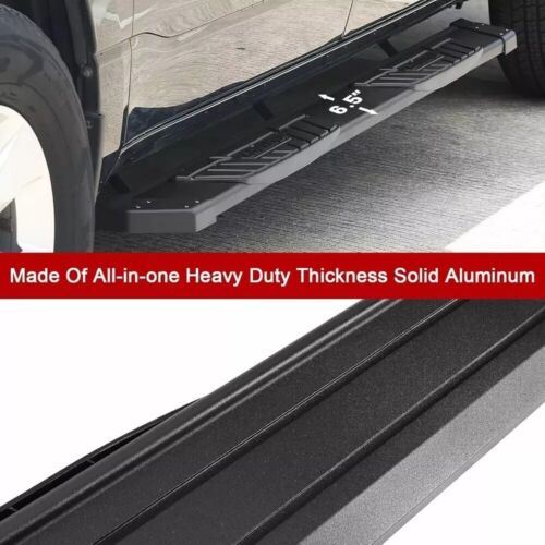 Aluminum Running Boards 2009-2018 Dodge Ram 1500 Crew Cab 2010-2024 Ram 2500 350 - Picture 3 of 9