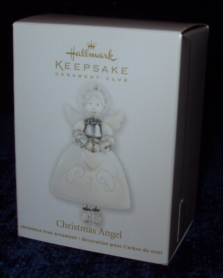 NEW 2012 Hallmark CHRISTMAS ANGEL Ornament w/Embellishments KOC Club Exclusive