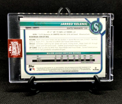 JARRED KELENIC 2023 Topps Archives Signature Series 2022 Bowman 