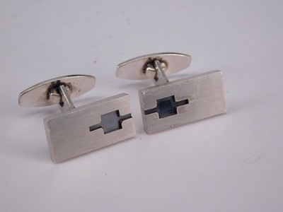 N.E. FROM Silber Manschettenknöpfe, Cuff Links (S 4749)