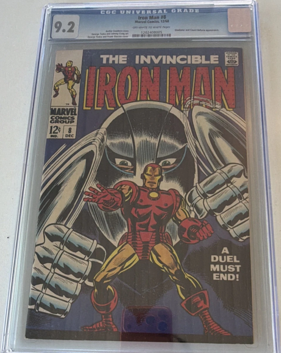 Iron Man 9.2 Near Mint-Certified Guaranty Company (CGC) Comics
