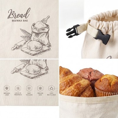 Natürlicher Bienenwachs Brotbeutel 12,5 x 17 Zoll für große Boule und mehrere