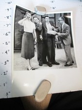 CBS TV photo 1951 THE AD-LIBBERS Stone calling Mendick Jack Lemmon Peter Donald