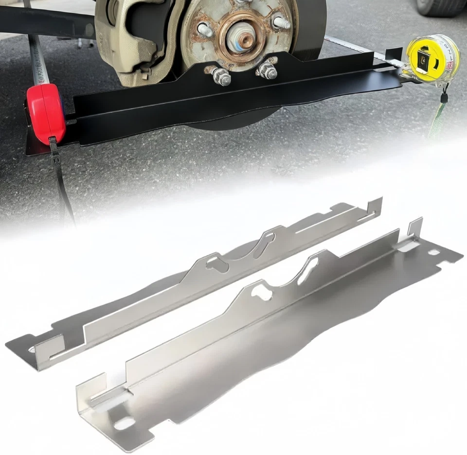 Wheel Alignment Tool Toe Plates With 2 Tape Measures Accurate Measurements  Foto 2 de 4