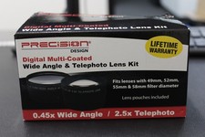 Precision Design Digital Multi-Coated Wide Angle Telephoto Lens Kit 2680QN B1