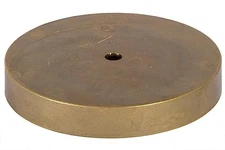 B&P Lamp Round Unfinished Cast Brass Lamp Base