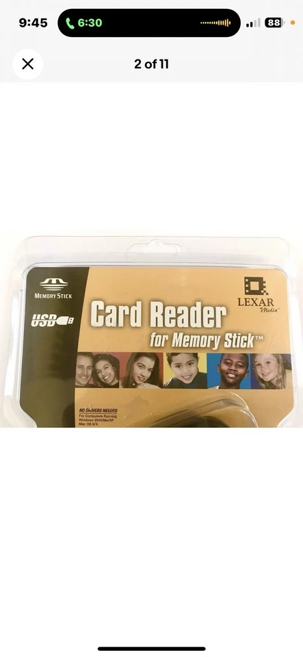 Lexar Media USB Card Reader for Memory Stick RW012-260 - New - Image 3 of 4