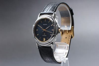 ＊しず＊　0628 NOS Rare Vintage 1992 [Near MINT] SEIKO Asterisk 8N45-6030 Black