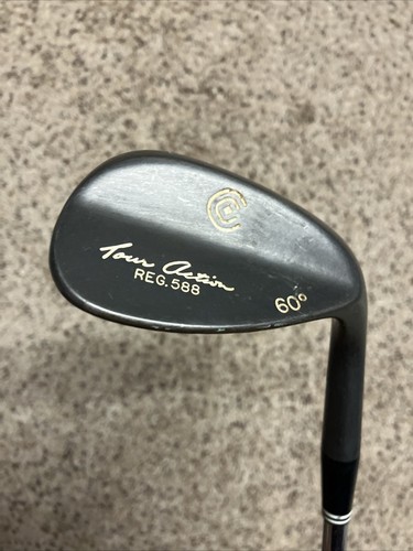 Cleveland Gunmetal Black 900 588 Wedge Set Gap Sand Lob 52 56 60 Stiff Steel RH - Picture 11 of 17