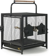 Playtop Travel Carrier Outdoor Travel Bird Cage Small Parrots Birds Front