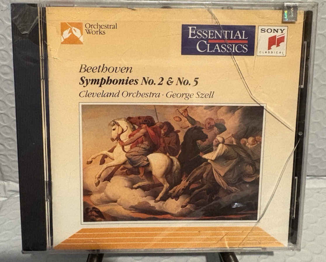 Beethoven: Symphonies No. 2 & No. 5 - Cleveland Orchestra Cd New