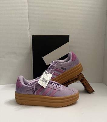 Adidas VL Court Bold Women s Size 8.5Platform Sneakers Purple JQ5622 NEW
