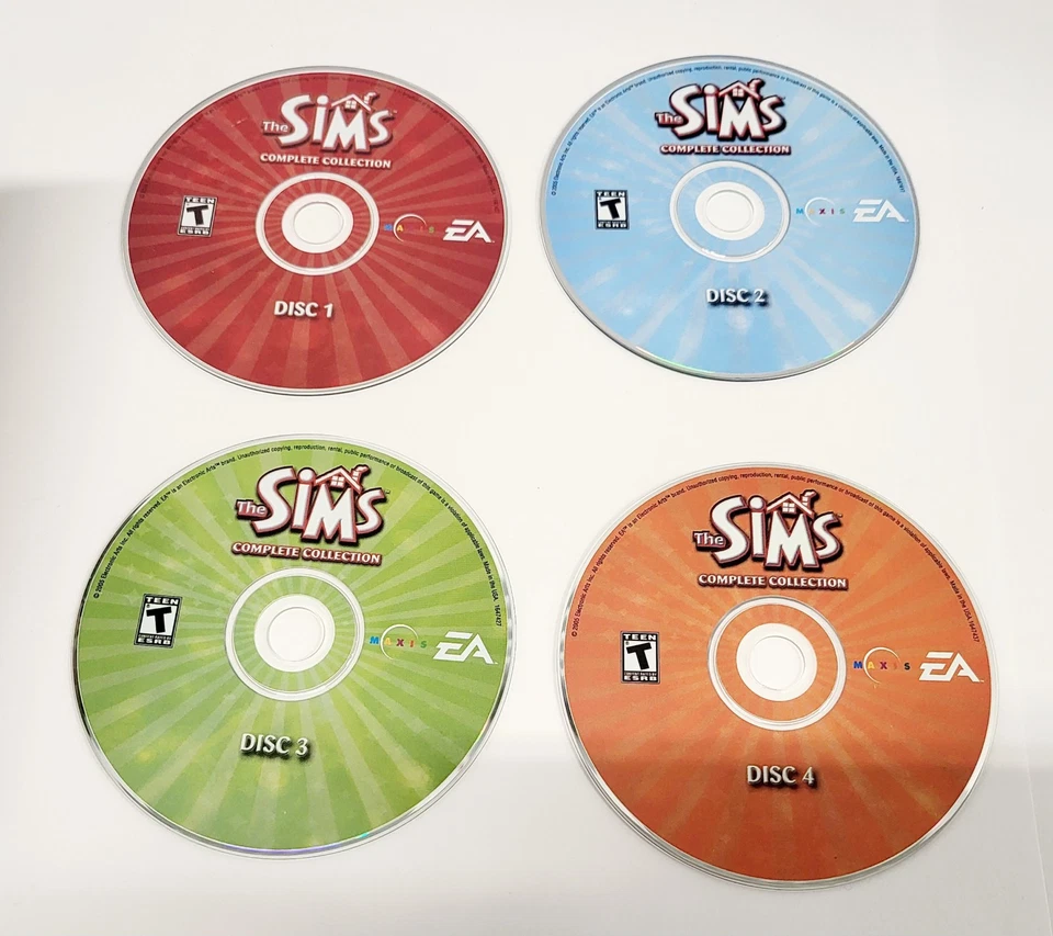SIMS: Complete Collection PC: Windows 4 Disc Set 2005 - Image 3 of 4