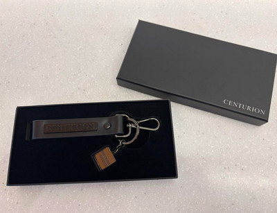 American Express Centurion schwarz Kartenhalter Schlüsselanhänger AMEX...