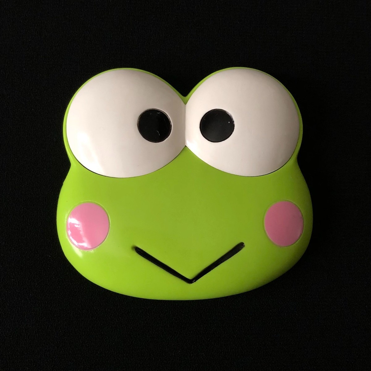 Vintage Retro Kerokero Keroppi Mirror and Comb Set 1989 Kawaii