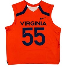 Virginia Cavaliers Nike Basketball Jersey 55 Orange Large Dri-Fit NCAA