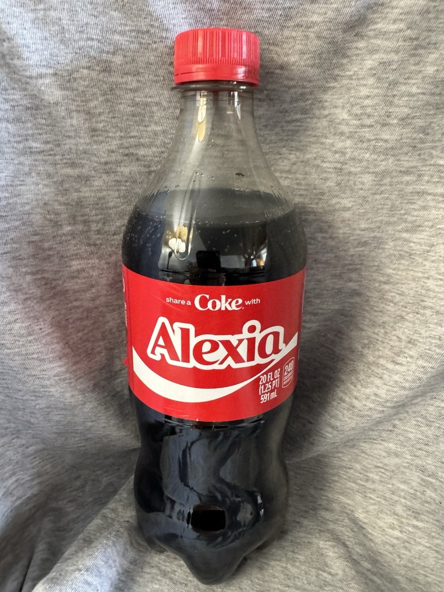 Share A Coke with Alexia 2025 Personalized Gift Coca Cola Bottle