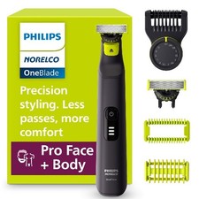 Philips Norelco Oneblade 360 Pro Hybrid Face  Body Electric Trimmer QP6542/70