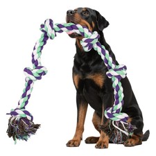 42 Inch 6 Knot XL Dog Rope Toy Heavy Duty Cotton Tug Toy Large Dogs