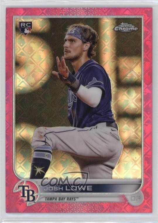 2022 Topps Chrome Logofractor Edition Pink Refractor 145/199 Josh Lowe #94 0y0n