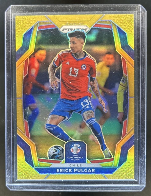 2024-25 Panini Prizm Copa America Erick Pulgar Gold #/10 Chile