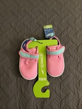 NWT Speedo Girls Kids Small 5/6 Shore Explore Water Shoes b3 