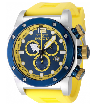 ブルーハンター Invicta Sea Hunter Blue Lightning Men's 52mm Fly-back Chrono Watch