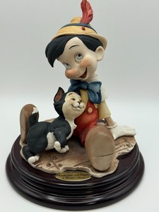 Florence Giuseppe Armani Disney Pinocchio and Figaro Figurine