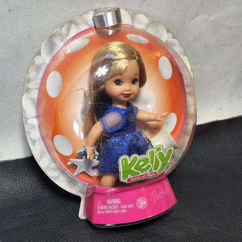 2006 kelly sister of barbie blue dress blonde loose item sealed vintage doll