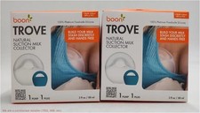 LOT OF 2 Boon Trove Silicone Breast Pump 3oz BPA-Free Includes Storage Bag Plug