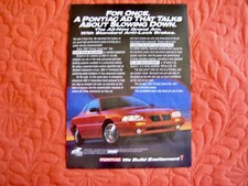 1992 Pontiac Grand Am Coupe - Original Print Car Ad - Excellent Condition 1992 Pontiac Grand Am Coupe - Original Print Car Ad - Excellent Condition