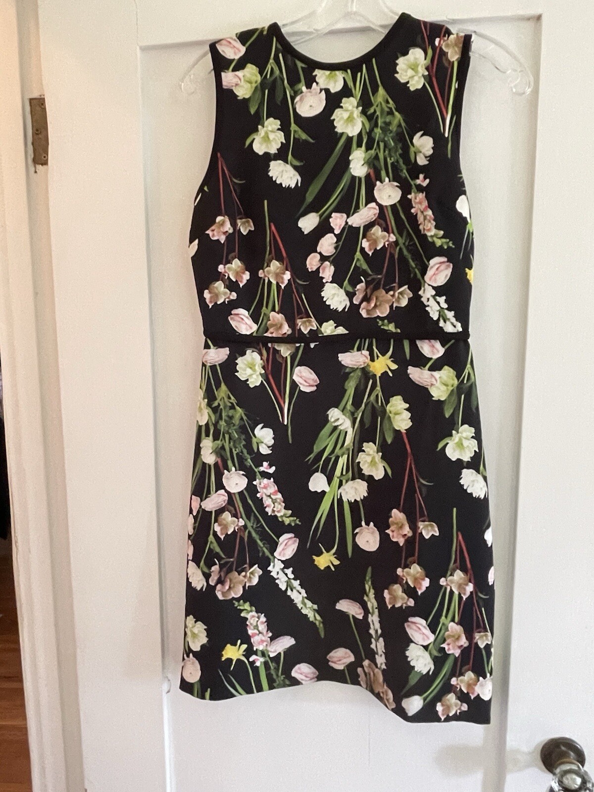 Victoria Beckham Target Dress New Women's Floral Sleeveless Sheath Sz XS