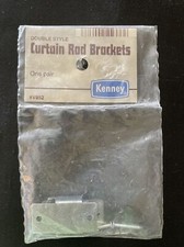 Kenney podwójny styl srebrny wspornik karnisza (1 para) #V852 uniwersalny montaż