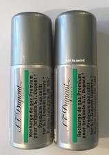 2 Cans S.T. Dupont Reusable Green Butane Gas Use With Gatsby Ligne 2 Petit New
