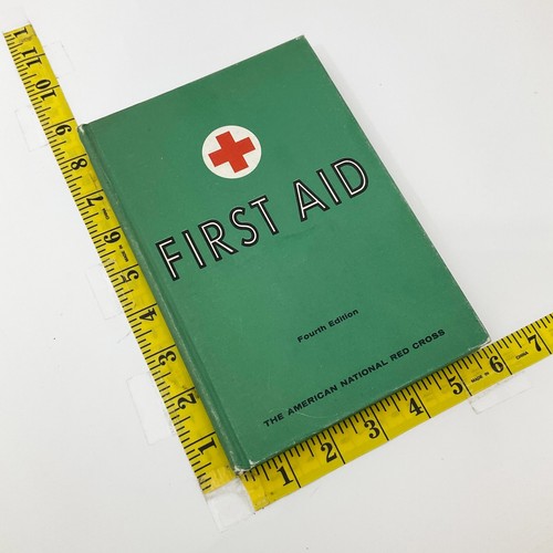 First Aid Fourth Edition American National Red Cross Hardcover Book 1957 - Picture 17 of 22