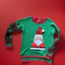 Holiday Traditions - Santa - Ugly Christmas Sweater Women  s Size - Medium