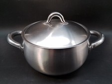 Alessi Topf,Kochtopf mit Deckel MAMI Design,Inox,2 Liter,Induktion Geeignet