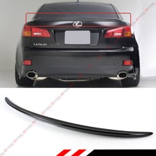 For 2006-13 Lexus Is250 Is350 Isf Vip Painted Glossy Blk Rear Trunk Lid Spoiler