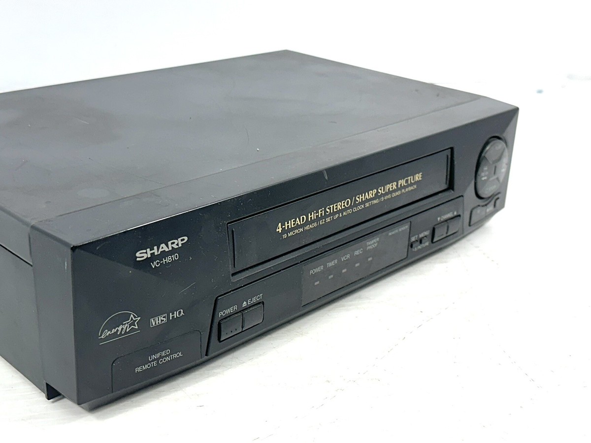 Sharp Video Cassette Recorder CVC-H810 4-Head HiFi Stereo