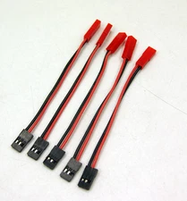 5pcs JST Female-JR/FUTABA/Spektrum Male Servo Connector Conversion Wire Adapter