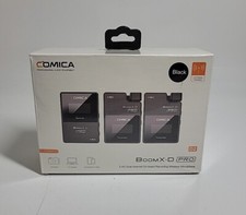 Comica BoomX-D PRO D2 Wireless Microphone 2 Transmitter Receiver KIT for Camera