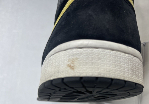Air Jordan 1 New Love Mid Reverse Size 11 Gold Suede and Black Retro - Picture 11 of 22