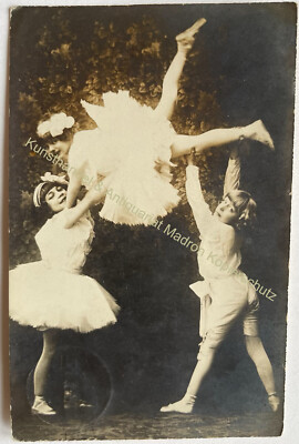 orig. Foto AK Kinder Berlin 1915 Turnen Sport Mädchen Aufführung 