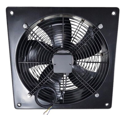 Industrie Dunstabzugshaube Axial Plattenlüfter 250mm 10 Zoll mit Drehzahlregeloption