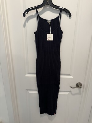 Kule The Harlow Dress Size Small Navy Blue BRAND NEW WITH TAGS