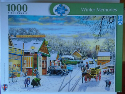 FX SCHMID WINTER MEMORIES 1000 PIECE JIGSAW PUZZLE - VERY GOOD ...