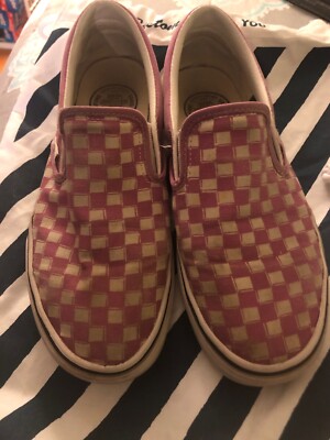 checkered vans size 7.5